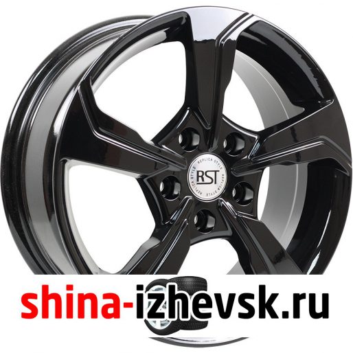 Колесный диск RST R026 6.5xR16 5×114.3 ET46 DIA67.1 черный глянцевый в Ижевске